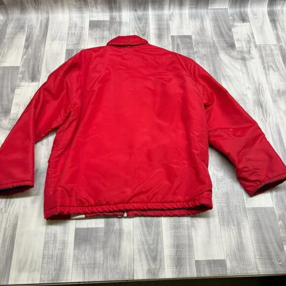 ✅Mens XL VTG Sea Suits Sea-Jak Ski-Jak Sailing/Skiing Jacket Red Nylon Cali USA - Picture 3 of 12